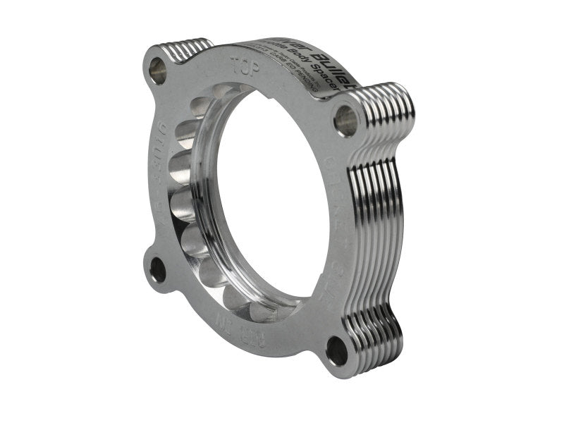 aFe 46-33016 11-14 Ford Mustang/ 11-14 Ford F-150 V6 3.7L Silver Bullet Throttle Body Spacer - Silver