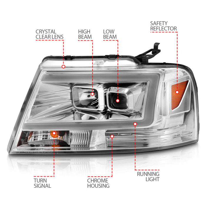 ANZO 111542 ANZ LED/Projector Headlights