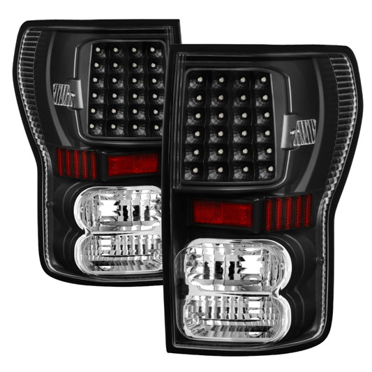 SPYDER 5013200 xTune Toyota Tundra 07-13 LED Tail Lights Black ALT-ON-TTU07-LED-BK