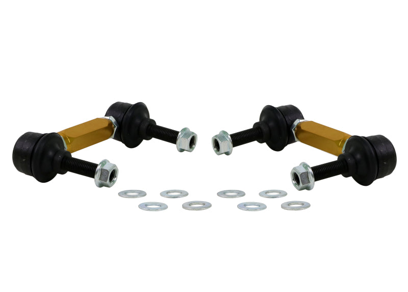 Whiteline KLC141 03-06 Nissan 350z Z33 Rear Swaybar link kit-Adjustable Ball End Links