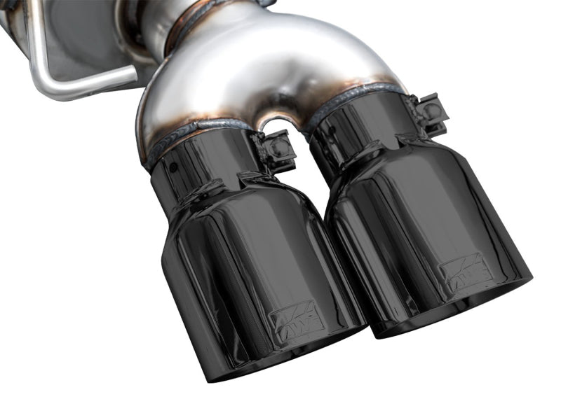 AWE Tuning 3015-43107 19-23 Audi C8 S6/S7 2.9T V6 AWD Touring Edition Exhaust - Diamond Black Tips