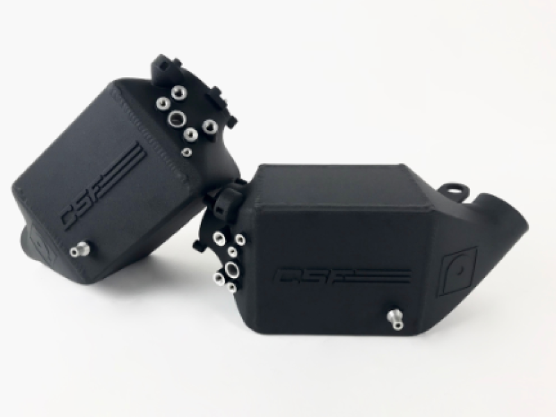 CSF 8109 12-16 BMW M5 (F10) / 12-18 BMW M6 (F06/F12/F13) Twin Charge-Air-Cooler Set - Crinkle Black
