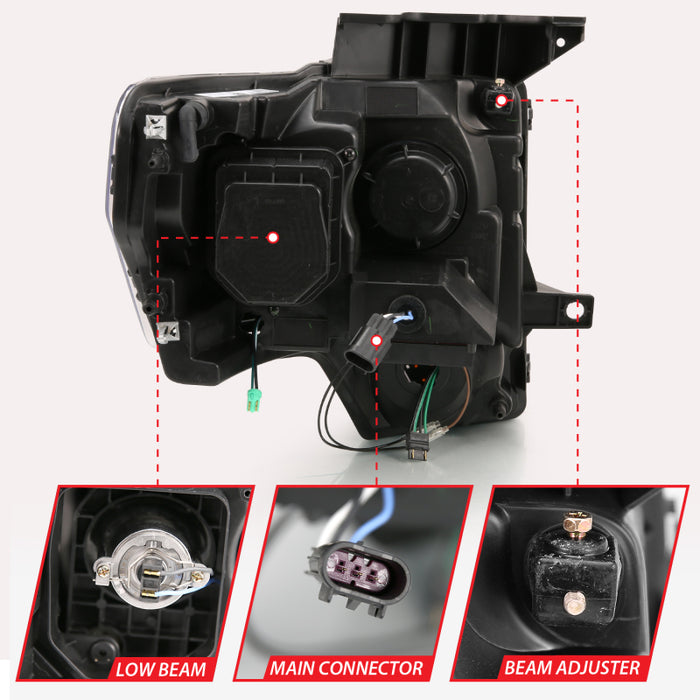ANZO 111469 ANZ LED/Projector Headlights