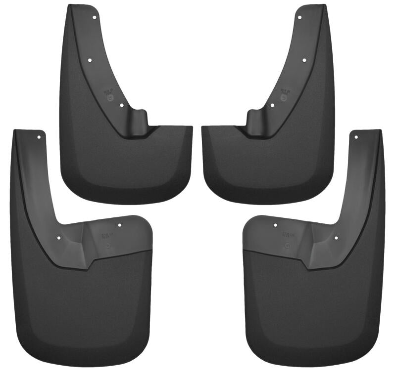 Husky Liners 58186 09-17 Dodge RAM 1500/2500 Both w/ OE Fender Flares Front and Rear Mud Guards - Black