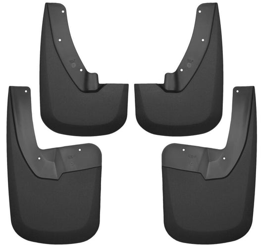 Husky Liners 58186 09-17 Dodge RAM 1500/2500 Both w/ OE Fender Flares Front and Rear Mud Guards - Black