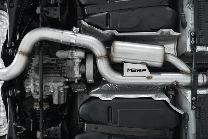 MBRP S46033CF 15-19 VW Golf R MK7/MK7.5 3in T304 Cat Back Exhaust w/ Carbon Fiber Tips