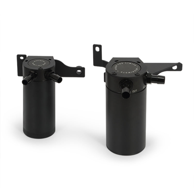 Mishimoto MMBCC-F35T-11SBE 11-14 Ford F-150 EcoBoost 3.5L Baffled Oil Catch Can Kit - Black