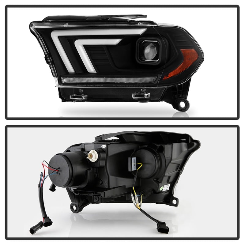 SPYDER 5088284 Spyder Dodge Durango 11-13 Halogen Model Only Projector Headlights - Black PRO-YD-DDU11SI-BK