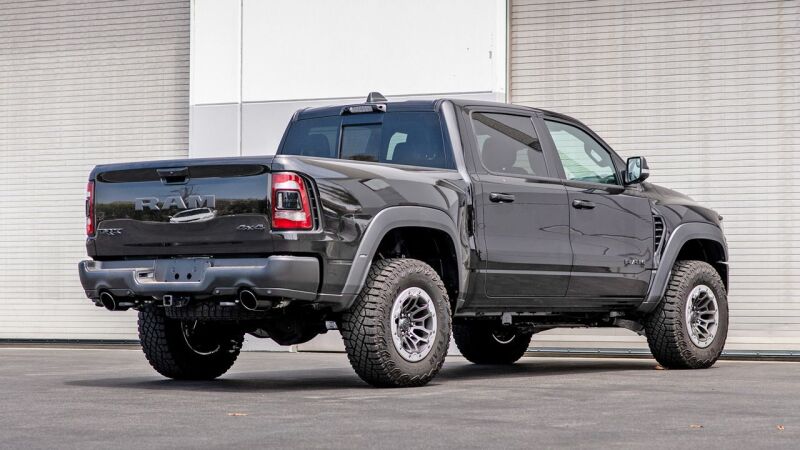 Borla 60718BC 21-22 Dodge RAM 1500 TRX 6.2L V8 4WD CCSB 5in. Black Chrome-Plated Optional Tips - 304SS