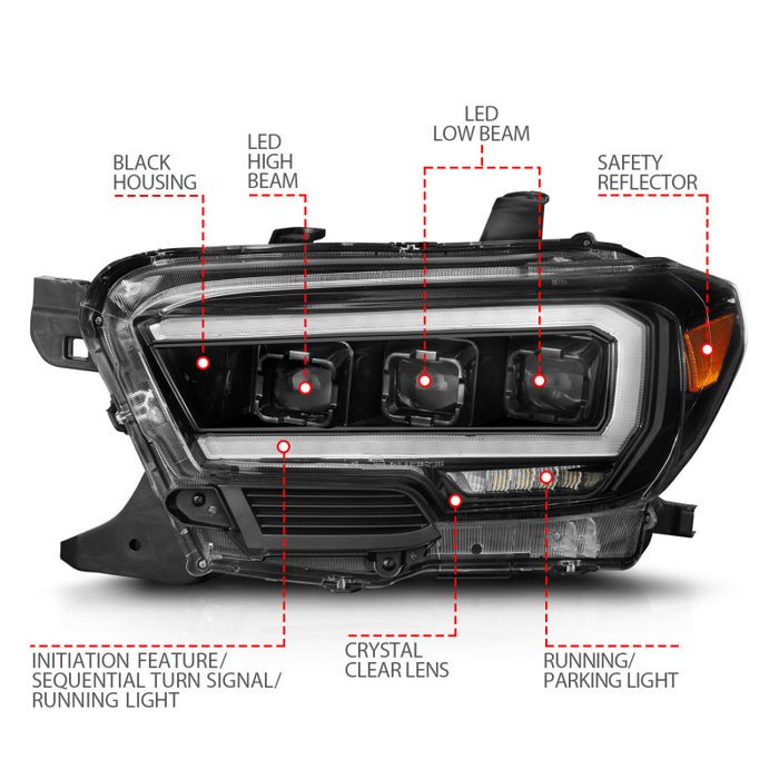 ANZO 111562 ANZ LED/Projector Headlights