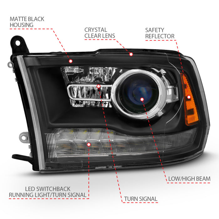 ANZO 111489 ANZ LED/Projector Headlights