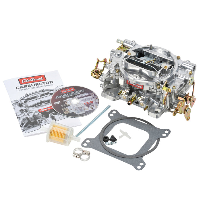 Edelbrock 1412 Carburetor Performer Series 4-Barrel 800 CFM Manual Choke Satin Finish