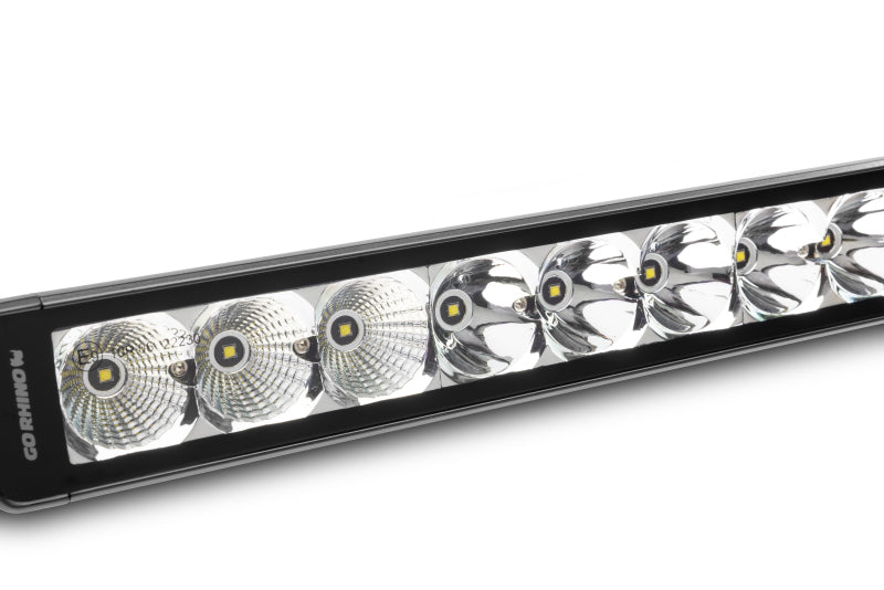 Go Rhino 750723213CSS Xplor Bright Series Sgl Row LED Light Bar (Side/Track Mount) 32in. - Blk