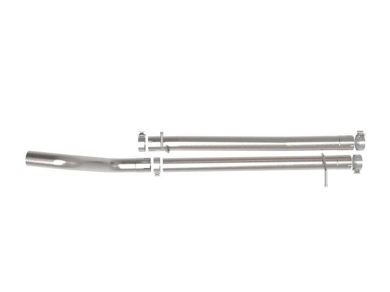 aFe 49C32085NM Vulcan Series 3in 304 Stainless Steel Muffler Delete Pipe 2021 RAM 1500 TRX V8-6.2L (sc)