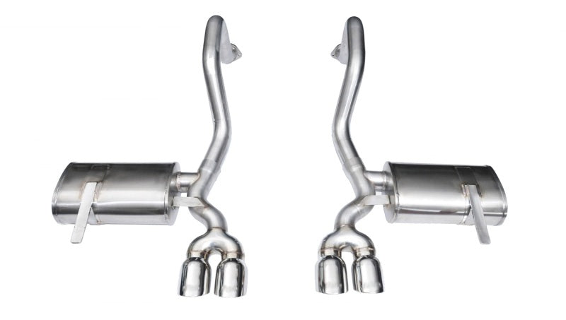 CORSA Performance 14132 Corsa 1997-2004 Chevrolet Corvette C5 Z06 5.7L V8 Polished Xtreme Axle-Back Exhaust