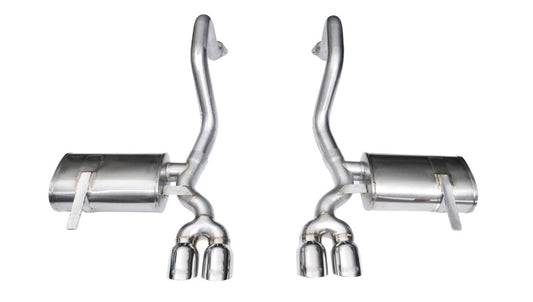 CORSA Performance 14132 Corsa 1997-2004 Chevrolet Corvette C5 Z06 5.7L V8 Polished Xtreme Axle-Back Exhaust