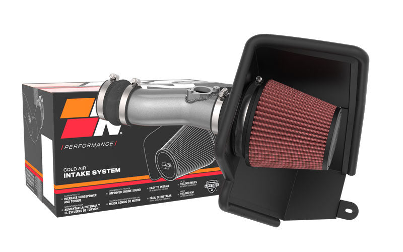 K&N Engineering 69-1509TC K&N 2022 Honda Civic 1.5L Turbo L4 Silver Typhoon Intake