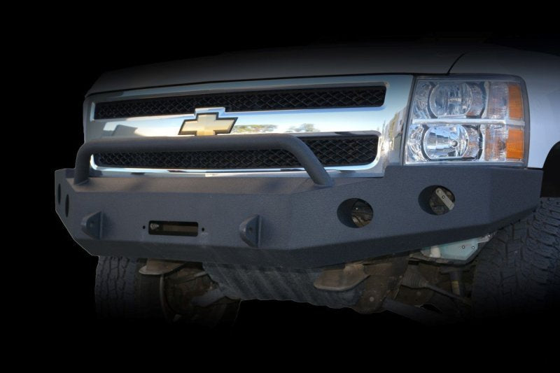 DV8 Offroad FBCS1-01 07-13 Chevrolet Silverado 1500 Front Bumper - Black Powdercoat