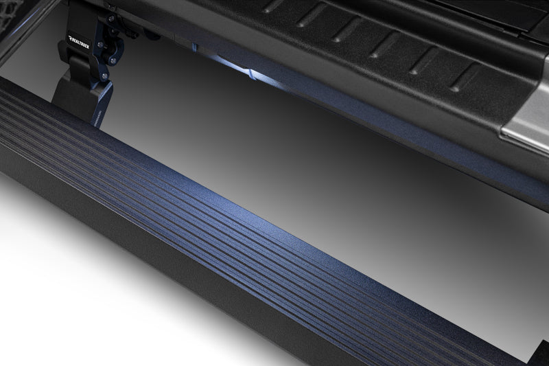 Go Rhino 20450674PC RealTruck 18-24 Jeep Wrangler 4dr VoltStep Electric Running Board Kit (Drilling Req.) - Tex. Blk