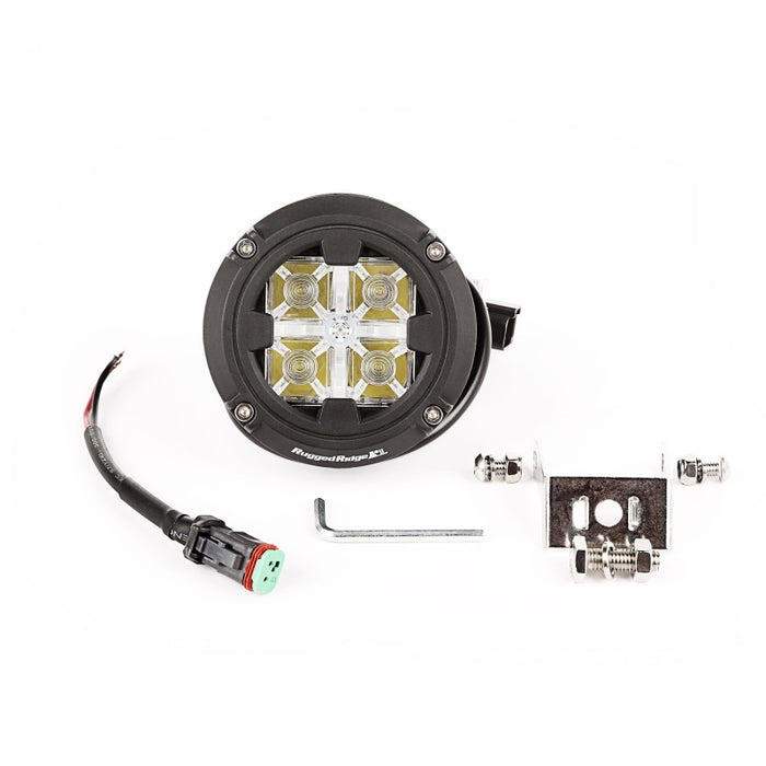 Rugged Ridge 15209.31 Round LED Light 3.5in Combo High/Low Beam