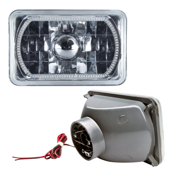 ORACLE Lighting 6909-003 Oracle Pre-Installed Lights 4x6 IN. Sealed Beam - Red Halo