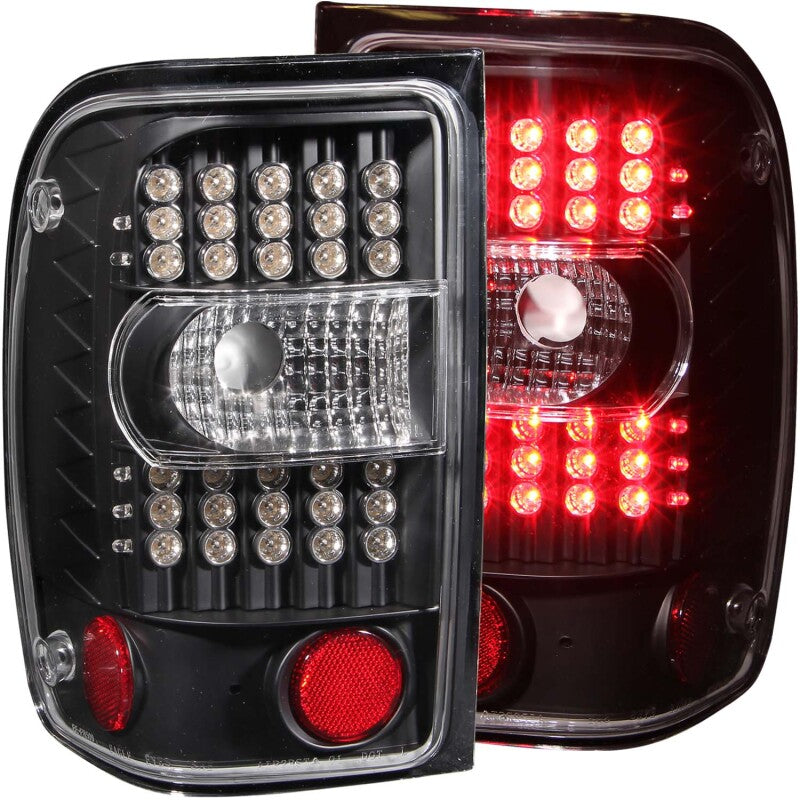ANZO 311107 2001-2011 Ford Ranger LED Taillights Black
