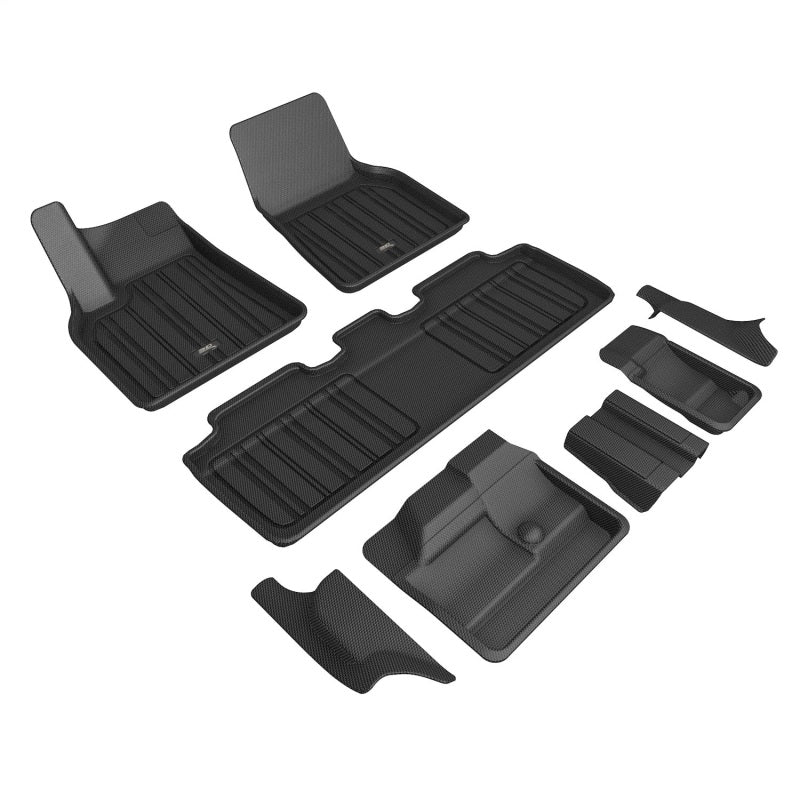 3D MAXpider E1TL03601809 21-22 Tesla Model Y 7-Seat Elitect Black R1 R2 R3
