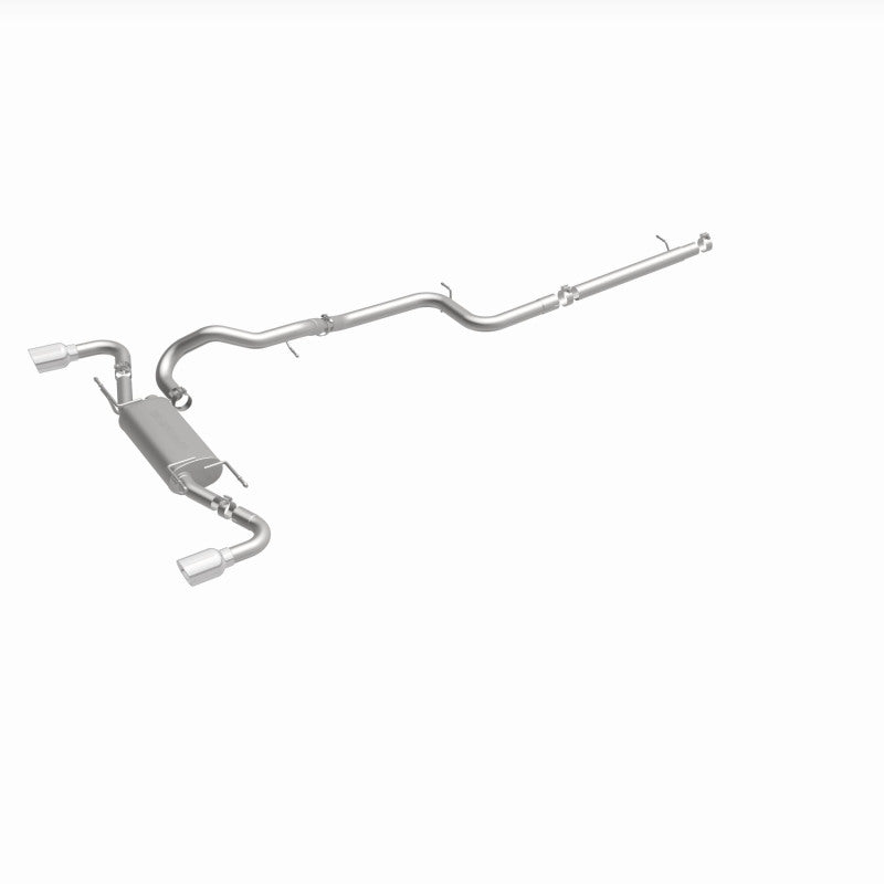 Magnaflow 15146 MagnaFlow 10-12 Mazda 3 L4 2.5L Hatchback Split Rear Exit Stainless Cat Back Performance Exhaust