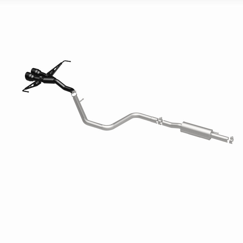 Magnaflow 19455 MagnaFlow 2019 Hyundai Veloster 1.6L 2.5in Center Exit Stainless Steel Cat-Back Exhaust w/Blk Tips