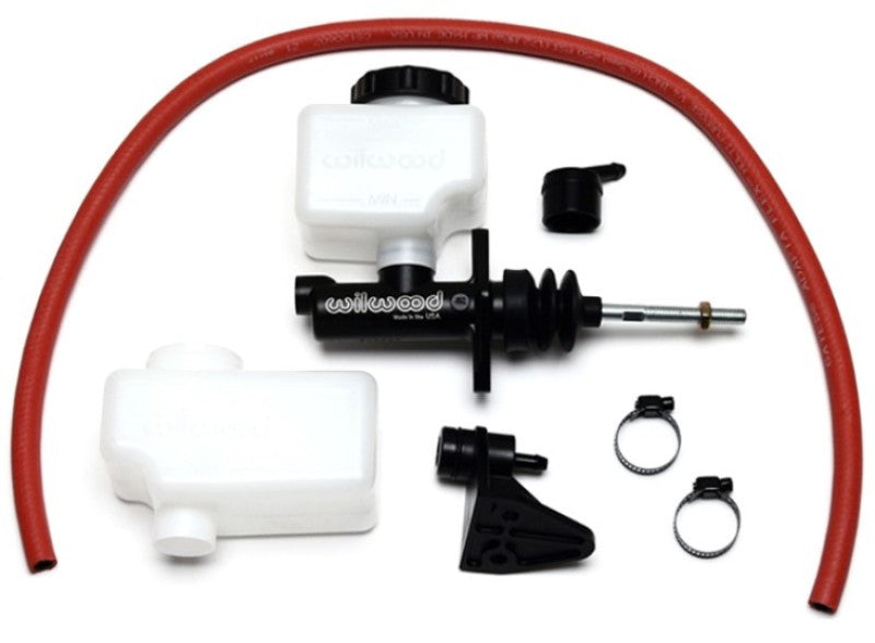 Wilwood 260-13619 Short Remote M/C Kit 3/4in Bore 3/8in-24 Banjo Outlet