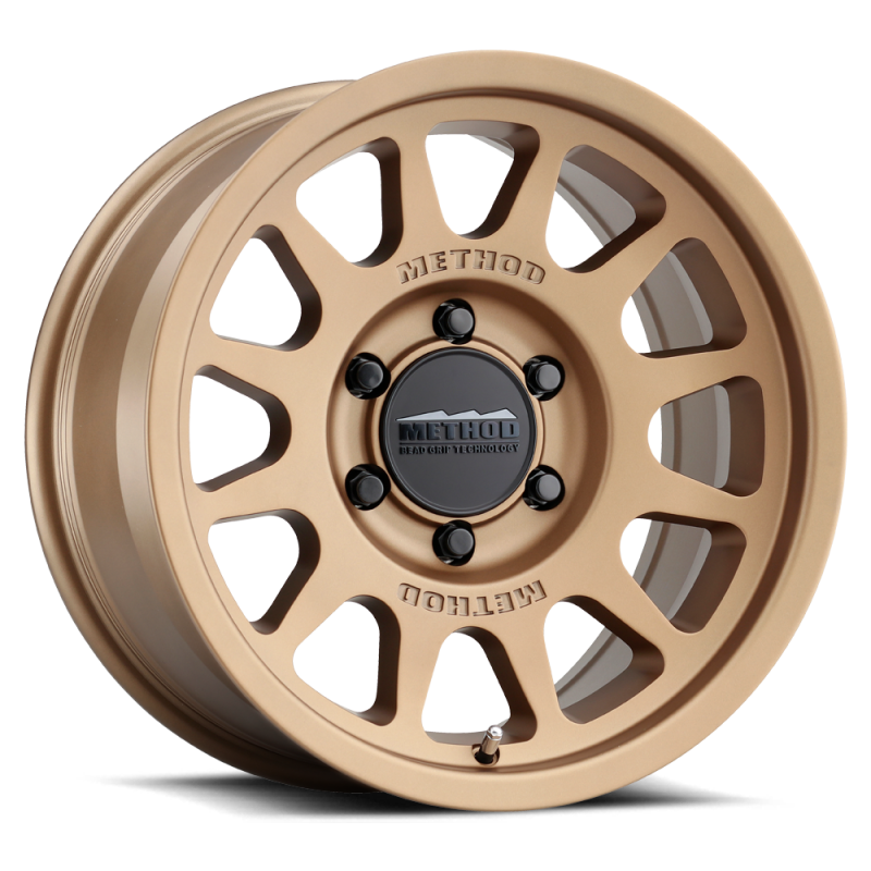 Method Wheels MR70378560900 Method MR703 17x8.5 0mm Offset 6x5.5 106.25mm CB Method Bronze Wheel