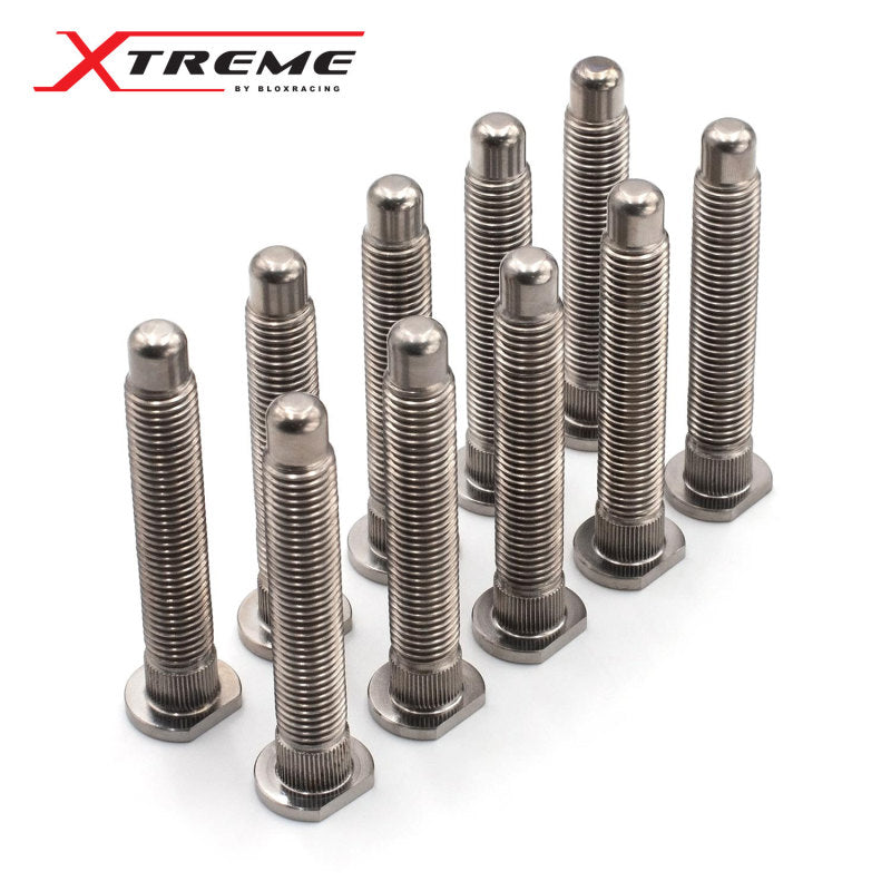 BLOX Racing BXAC-00177 Honda Xtreme Titanium Wheel Studs 12 x 1.50mm - Set of 10