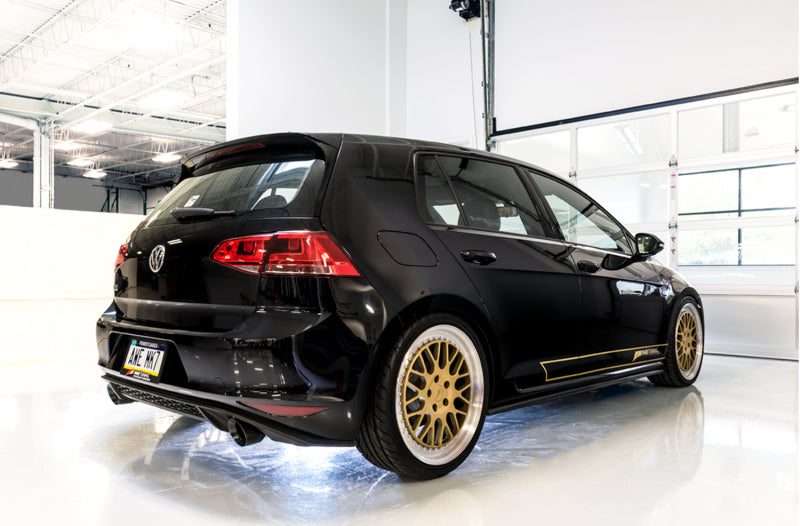 AWE Tuning 3015-33050 VW MK7 GTI Touring Edition Exhaust - Diamond Black Tips