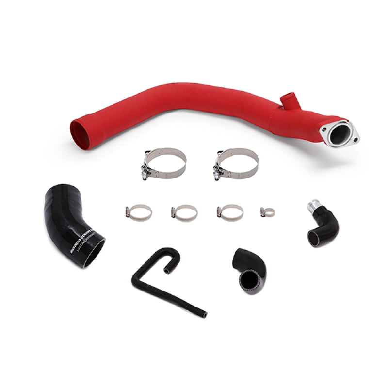 Mishimoto MMICP-WRX-15WRD 2015 Subaru WRX Charge Pipe Kit - Wrinkle Red