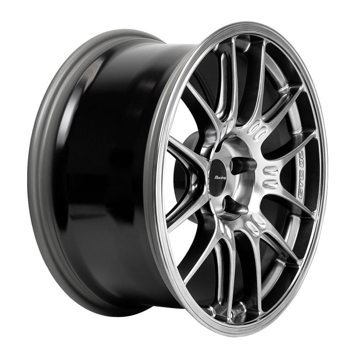 Enkei 534-890-4425HS GTC02 18x9 5x112 25mm Offset 66.5mm Bore Hyper Silver Wheel
