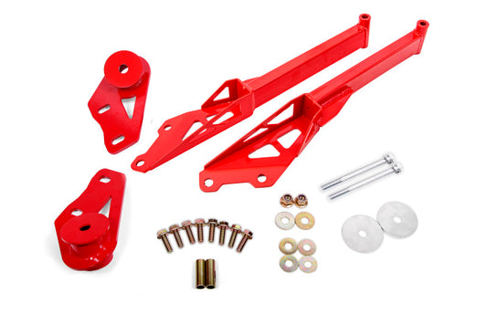 BMR Suspension CB762R 15-18 Ford Mustang S550 IRS Subframe Support Brace (Red)