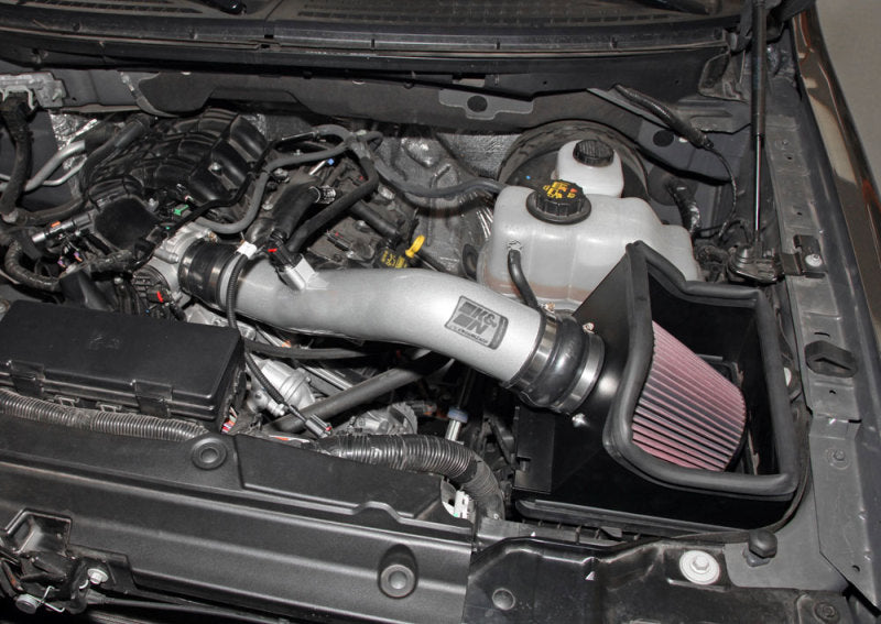 K&N Engineering 77-2583KS K&N 11-13 Ford Edge 3.5/3.7L-V6 Silver High Flow Performance Kit