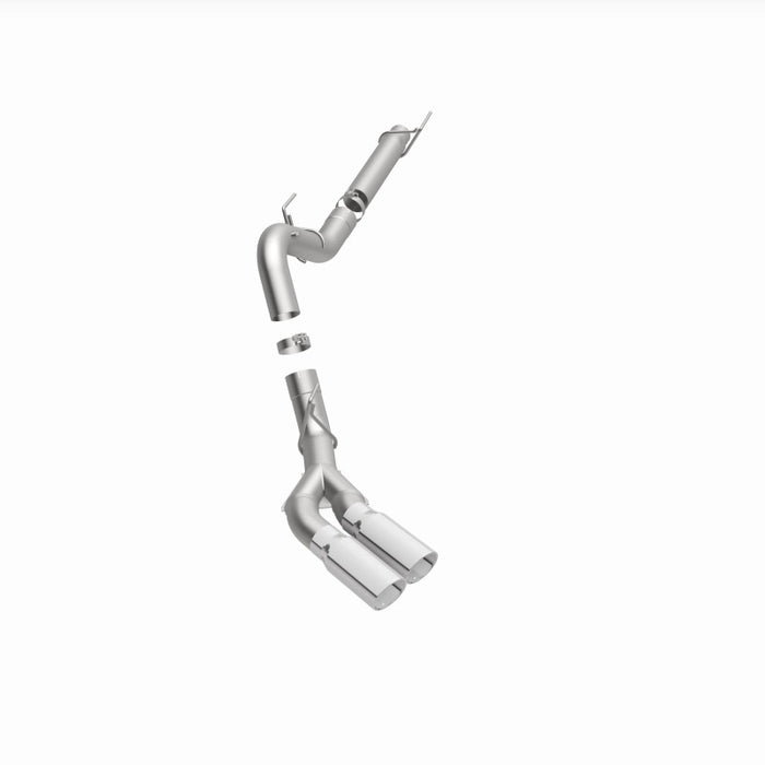 Magnaflow 19422 MagnaFlow CatBack 2018 Ford F-150 V6-3.0L Dual Exit Polished Stainless Exhaust - MF Series
