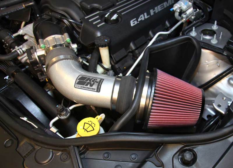K&N Engineering 77-1567KS K&N 12-15 Jeep Grand Cherokee SRT 8 6.4L V8 High Flow Performance Intake Kit