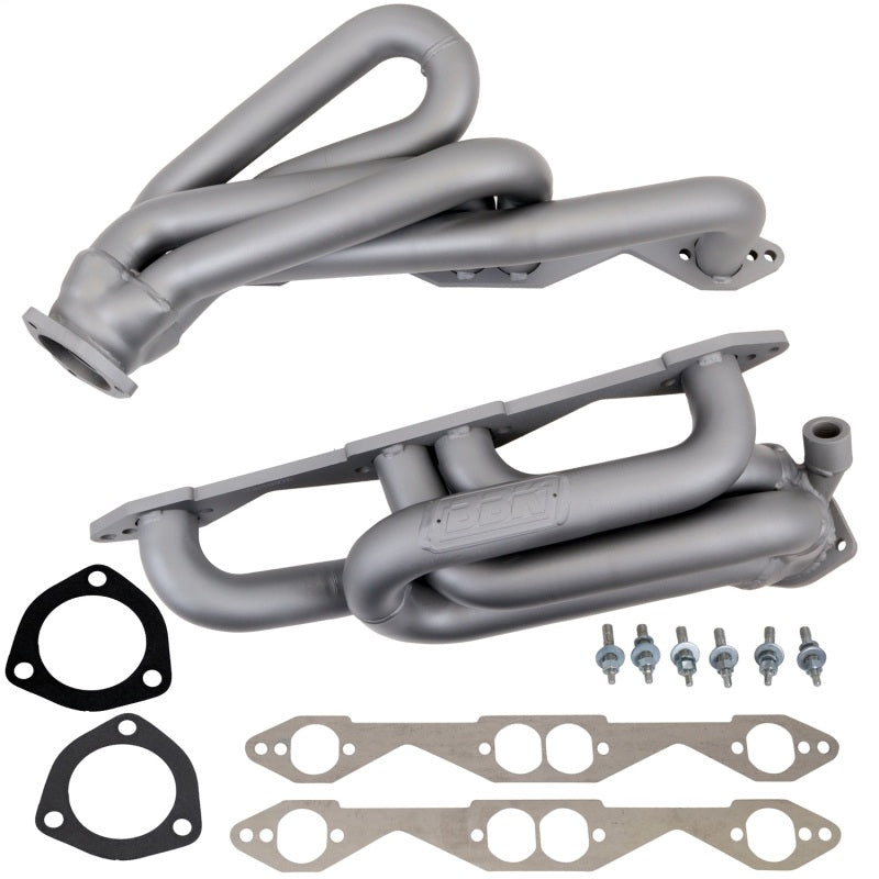 BBK 4007 96-98 GM Truck SUV 5.0 5.7 Shorty Tuned Length Exhaust Headers - 1-5/8 Titanium Ceramic