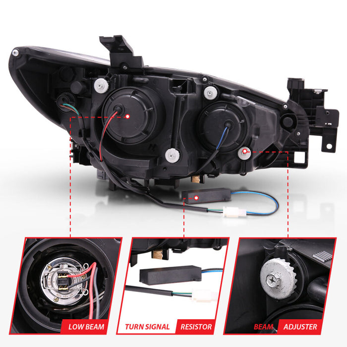 ANZO 121516 ANZ LED/Projector Headlights