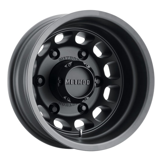 Method Wheels MR901660685134N Method MR901 - REAR 16x6 -134mm Offset 6x180 138.9mm CB Matte Black Wheel