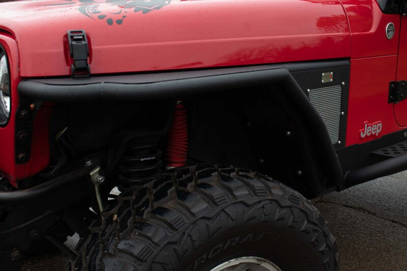 Fishbone Offroad FB23239 97-06 Jeep Wrangler Front Fenders Paintable Mesh Upgrade
