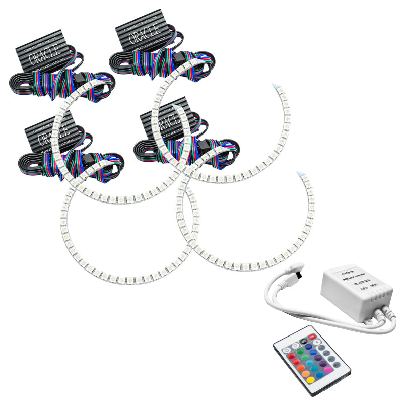 ORACLE Lighting 2702-504 Oracle Volkswagen Passat 11-14 Halo Kit - ColorSHIFT w/ Simple Controller SEE WARRANTY