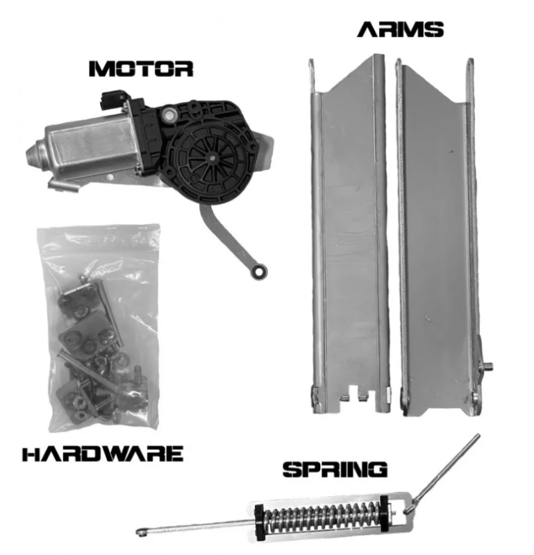 Rock Slide Engineering REBUILD20-086 Rock Slide Rebuild Kit Step Slider - 4 Door Driver Side (Gen 3)