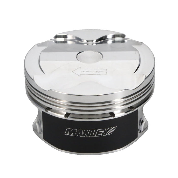 Manley Performance 595938CE-8 Manley 2018+ Ford Coyote 5.0L 6.75cc Dish 3.700in Bore 12:1 CR 22mm Pin Platinum Ext Duty Pistons