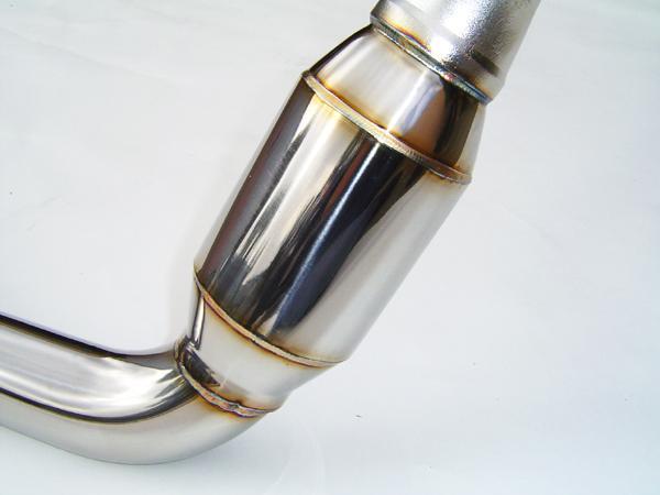 Invidia HS05SW1DPC 02-07 WRX/STi Polished Divorced Waste Gate Downpipe with High Flow Cat