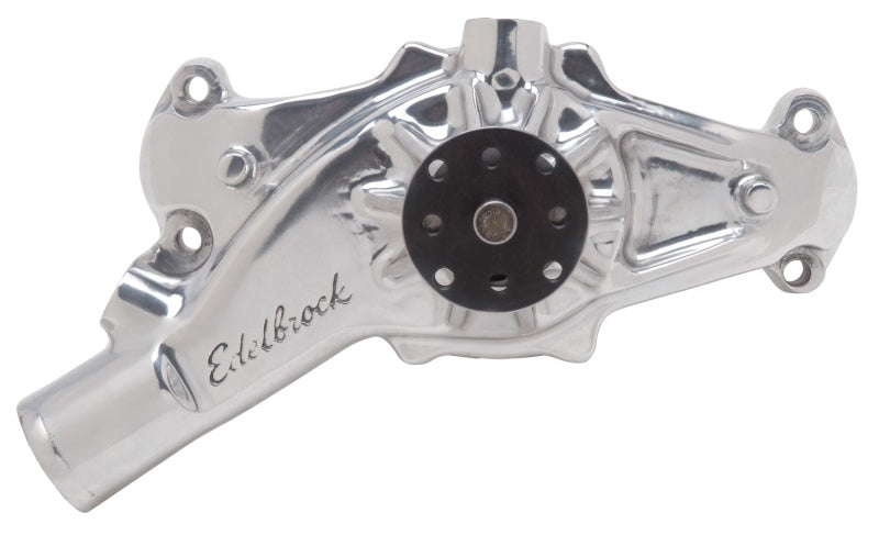Edelbrock EDE8864 BBC Water Pump - Short- R/R- Polished