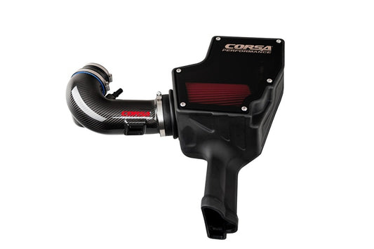 CORSA Performance 44007D Corsa 2018-2023 Ford Mustang GT 5.0L V8 Carbon Fiber Air Intake w/ DryTech Filter