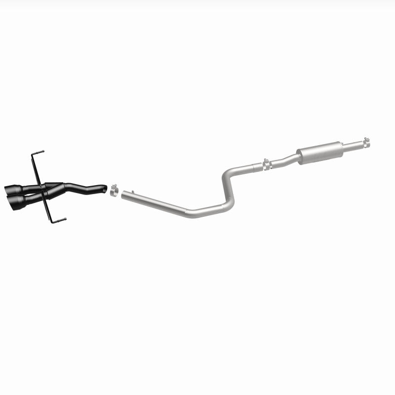 Magnaflow 19455 MagnaFlow 2019 Hyundai Veloster 1.6L 2.5in Center Exit Stainless Steel Cat-Back Exhaust w/Blk Tips